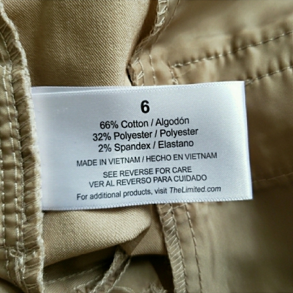 The Limited Stretch Khaki Shorts Walking Hiking Shorts - Picture 6 of 6